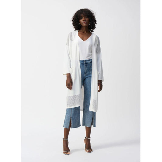 Culotte Jeans With Embellished Front Seam - 241903S25 - Vintage Blue
