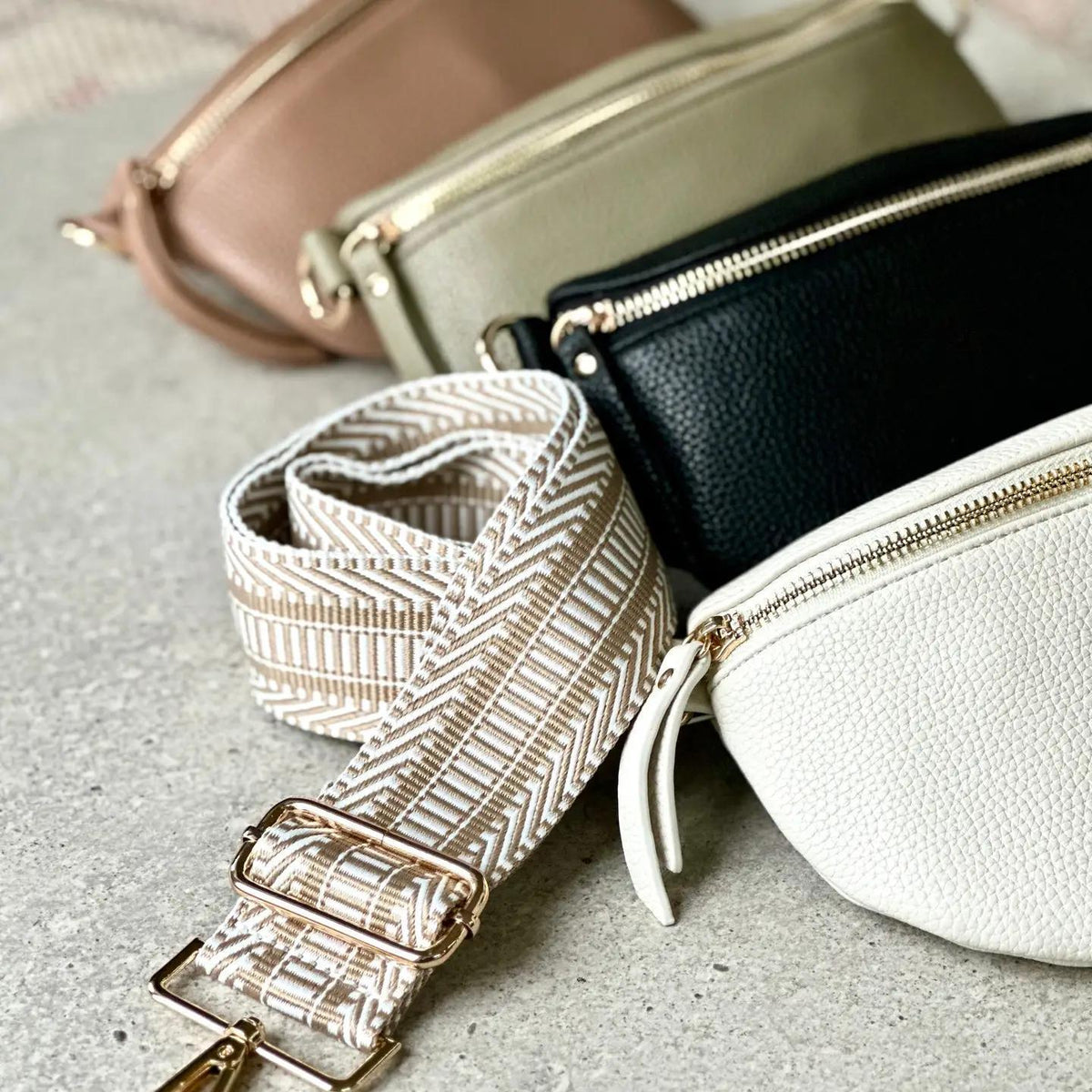 Justine Brooks Design - Cream Bag Strap