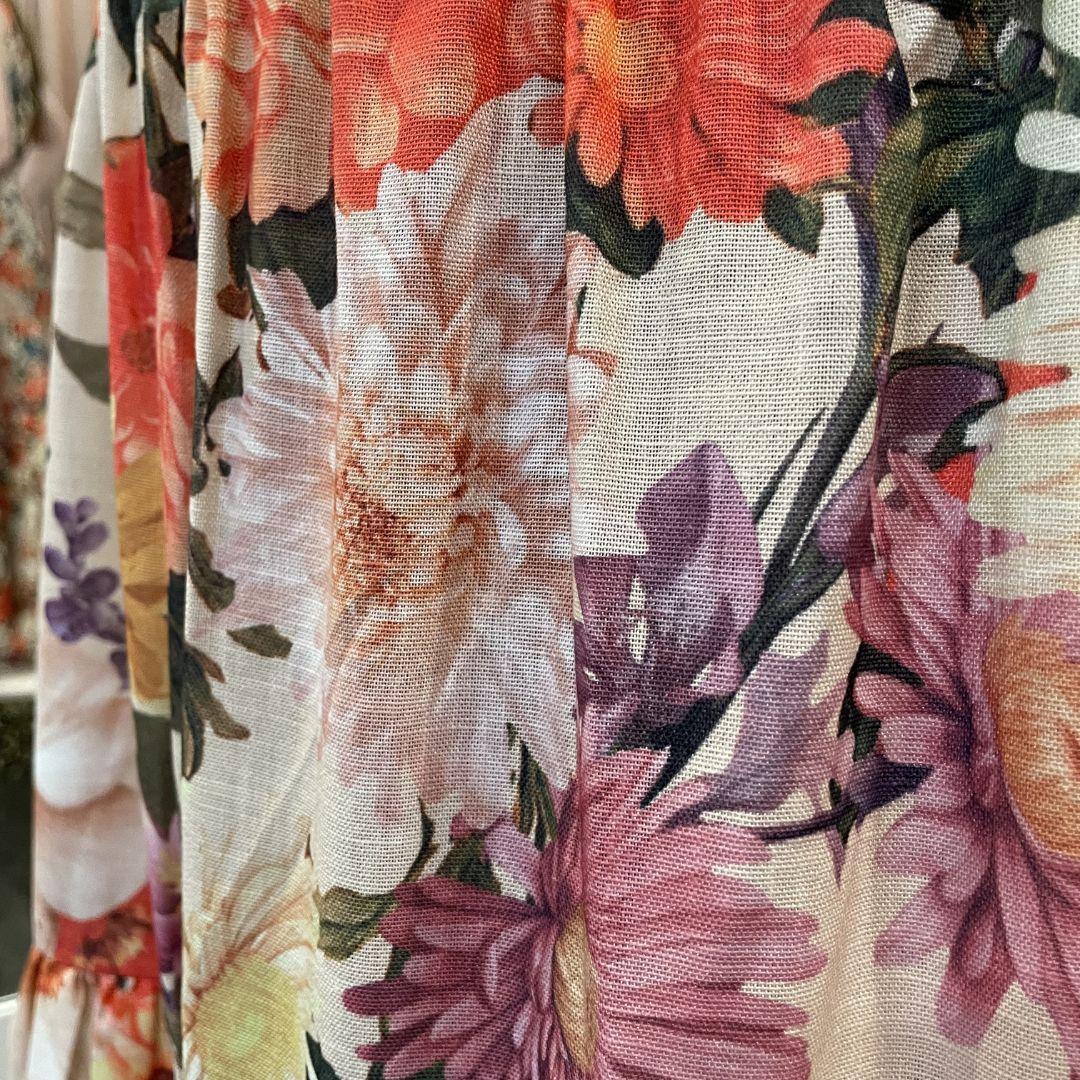 Romantic Floral Halter Dress - IDO14720 - Floral Garden