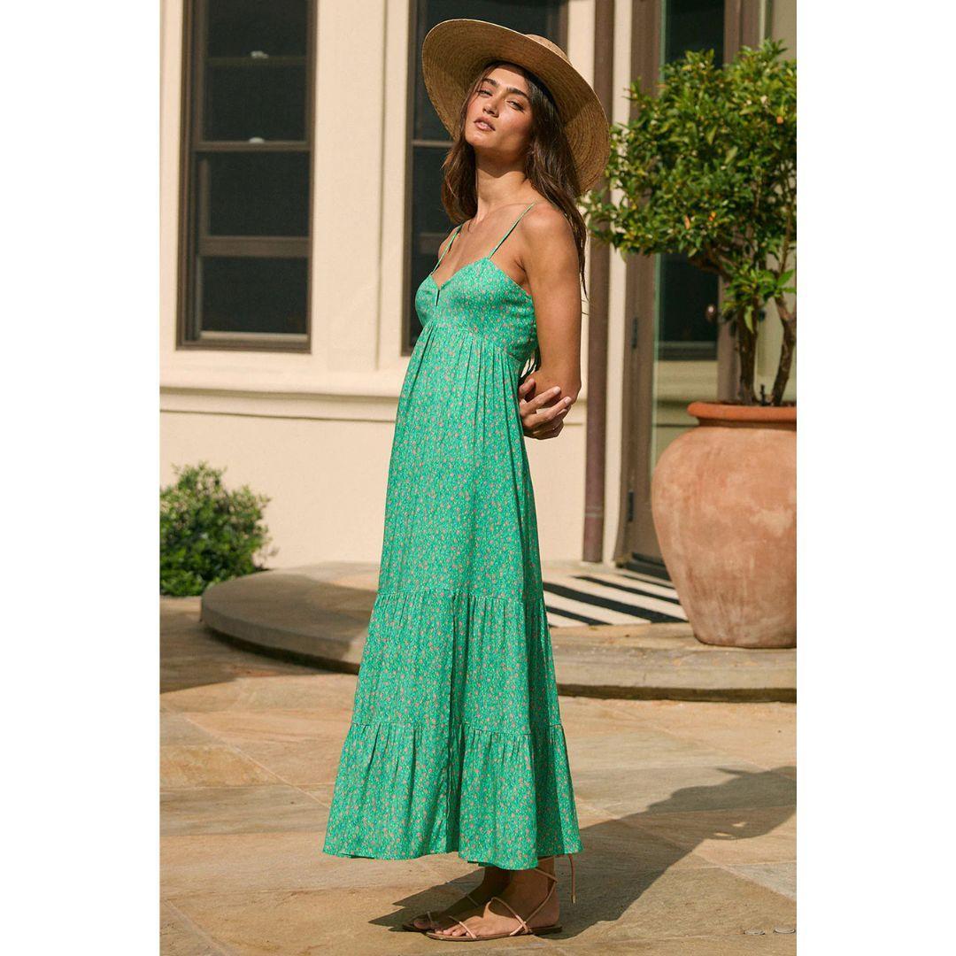 Seren Midi Dress - S3601W678 - Jade