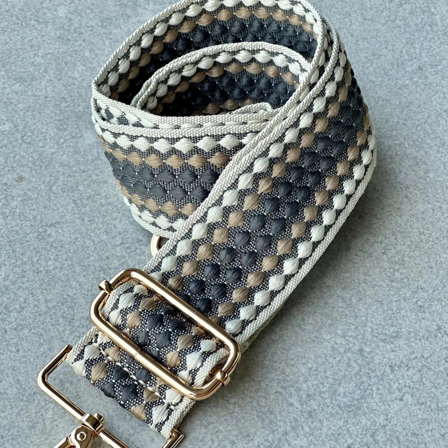 Crossbody Bag Strap - 50 Shades of Grey