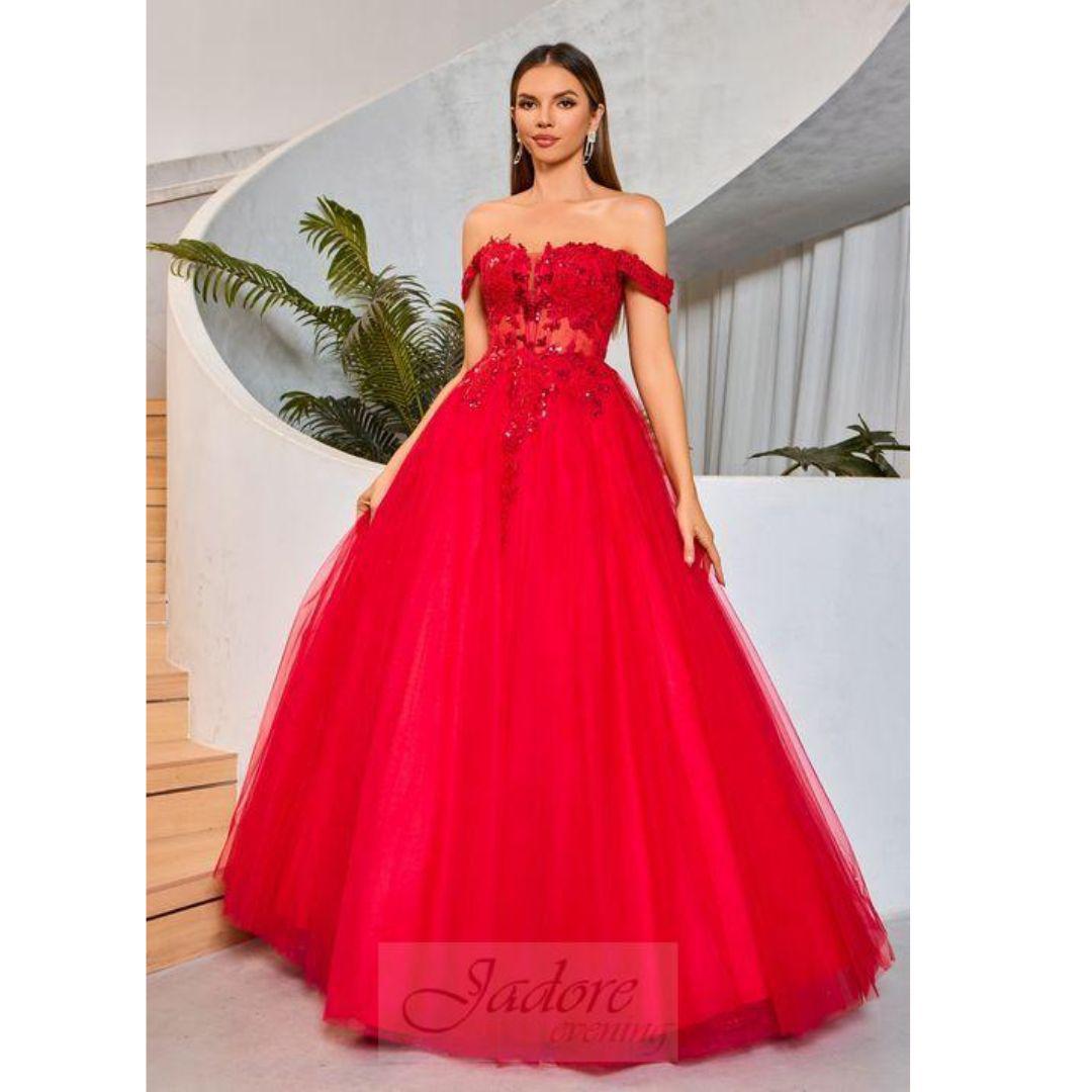 Jadore Evening - J25025 - Red