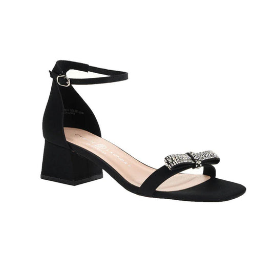 Lanita Bow Heeled Sandal - Chinese Laundry - Black