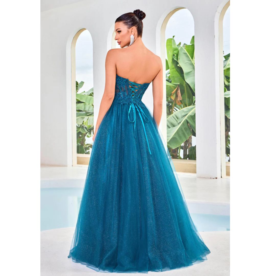 Jadore Evening - J24016 - Teal