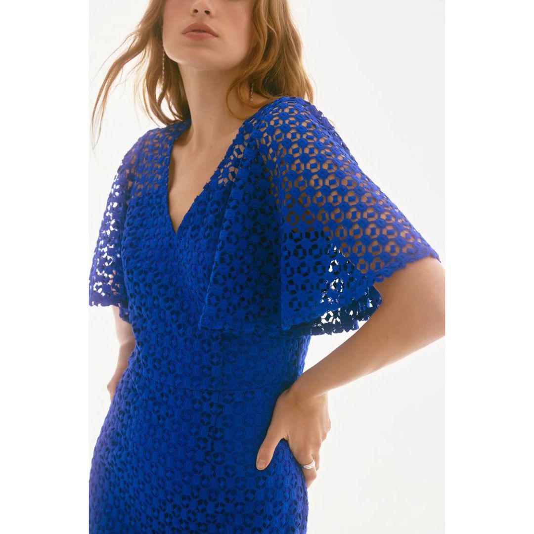 Guipure Lace Sheath Dress - 251744 - Royal Sapphire