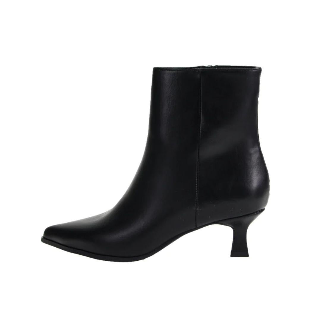 Novalie Faux Leather Low Heeled Bootie