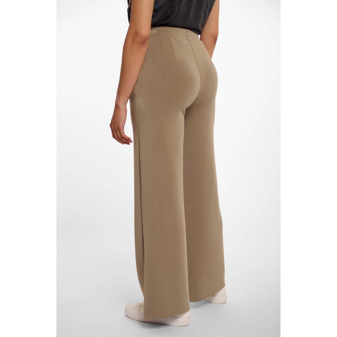 Gaudi Wide Leg Trouser - 7002521 - Dark Khaki