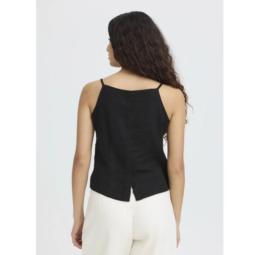 Linno Vest Top - 20125592 - Black