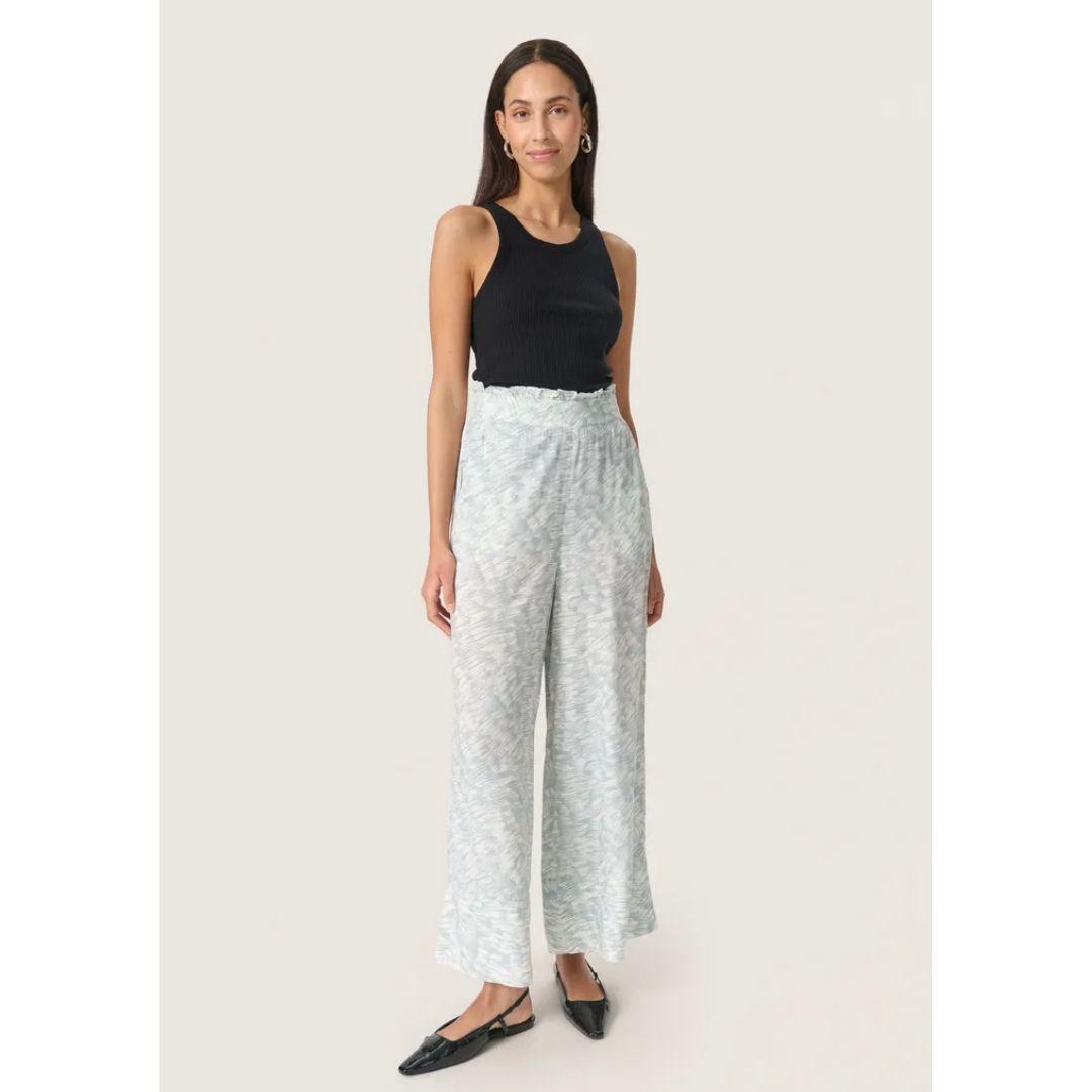Arjana Zaya Pants - Silver Blue Stroke