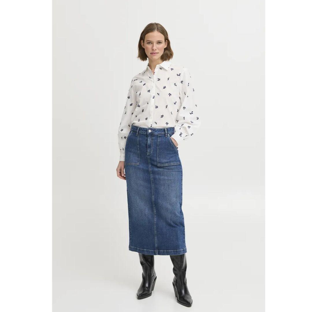 Jadis Shirt - 20815247 - Blue Leaf