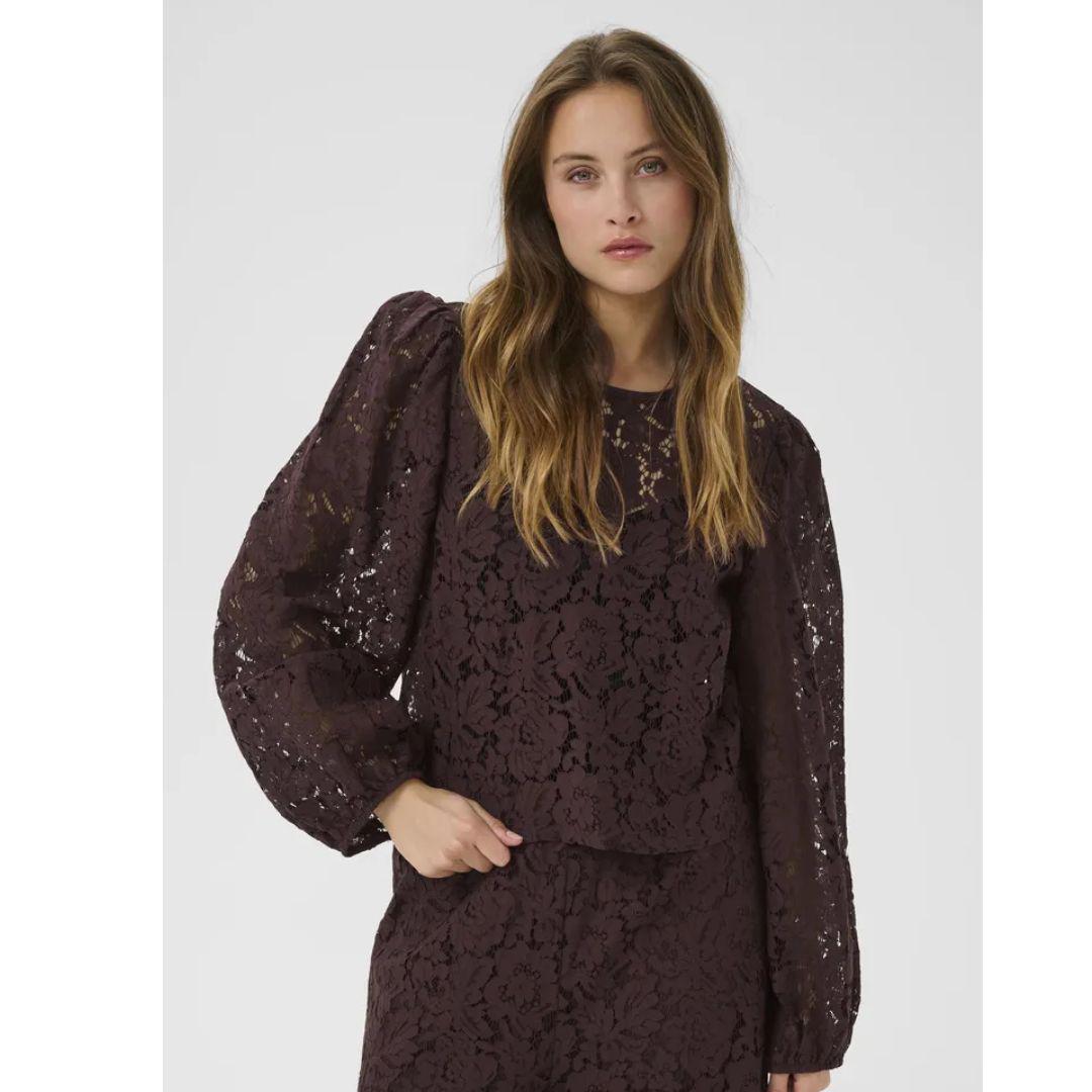 Nomi Lace Blouse | Fudge