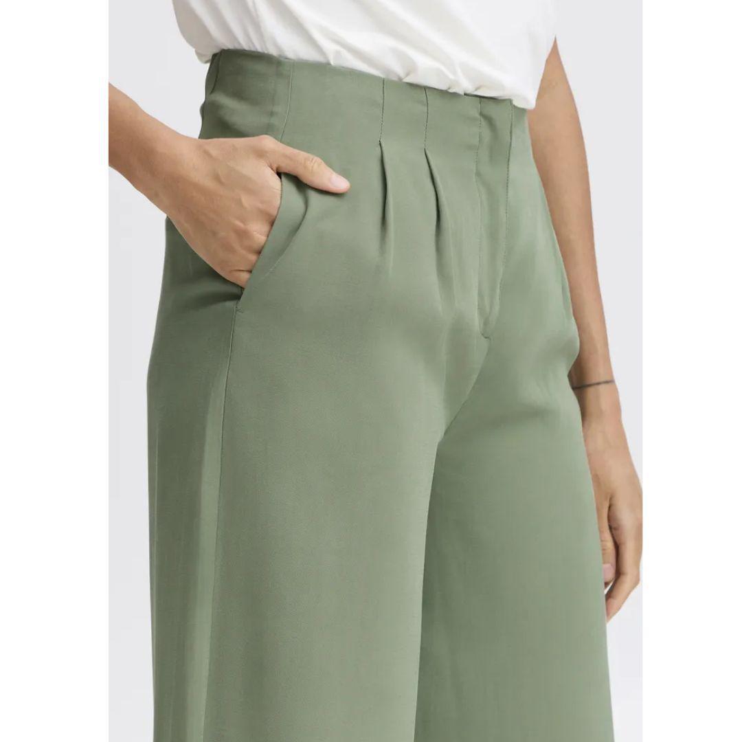 Dalano Wide Leg Trouser - 20816471 - Sea Spray