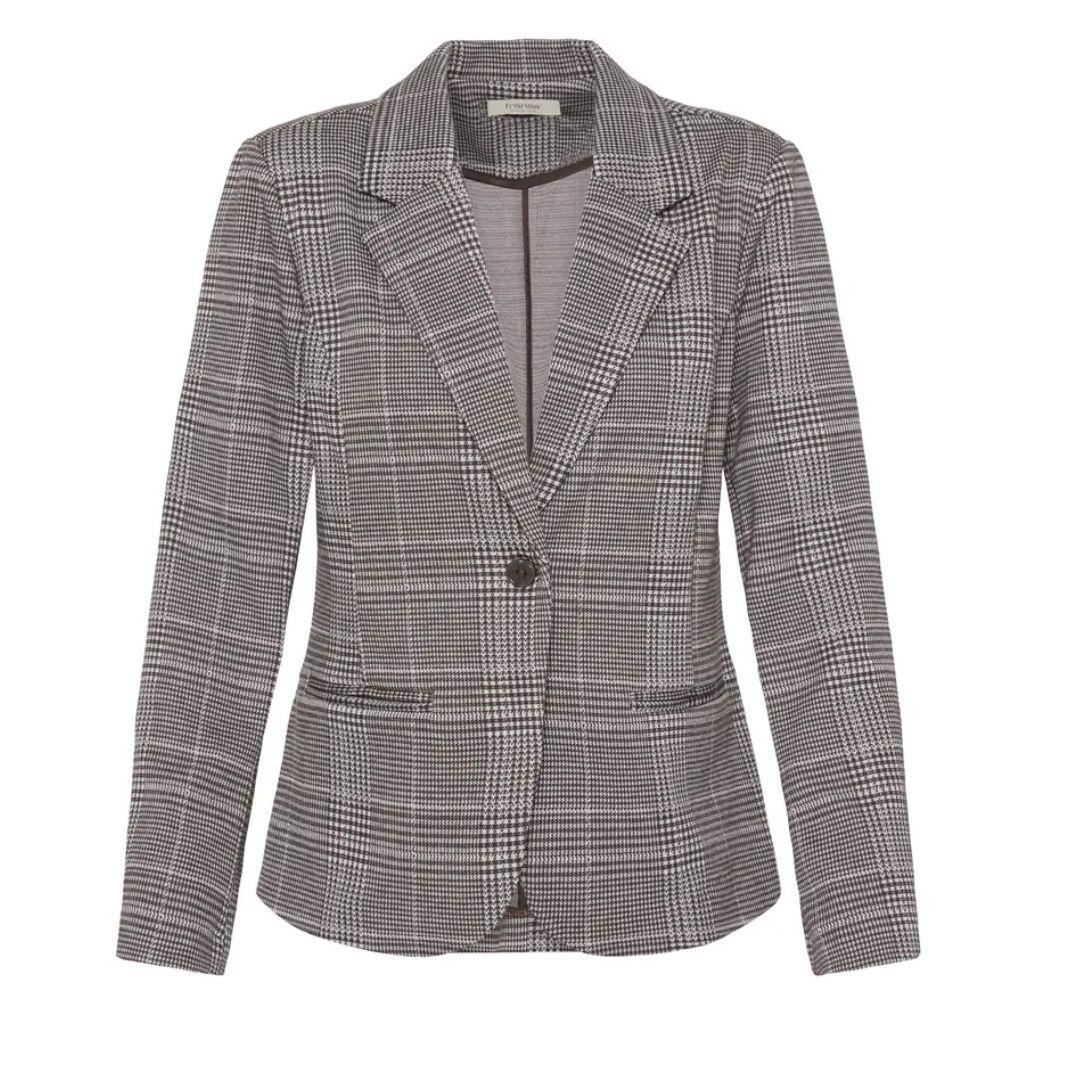 Babett Houndstooth Blazer | Hot Fudge