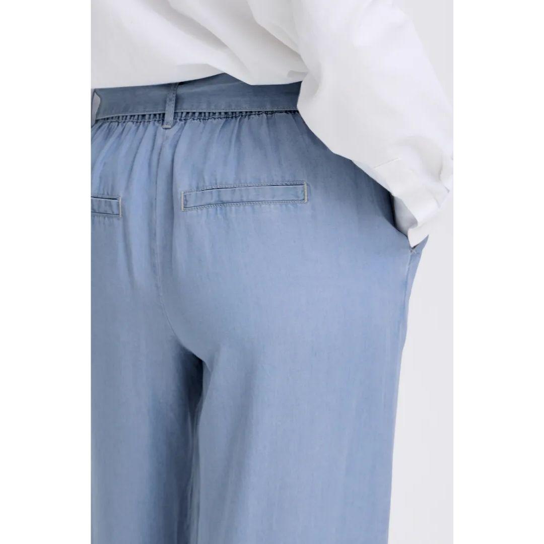 Kosmo Crop Pants | Light Blue Denim