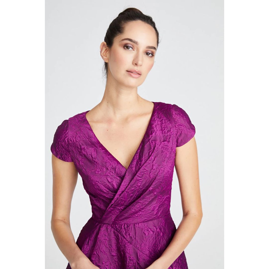 Sevyn High Low Cocktail Dress | Deep Orchid