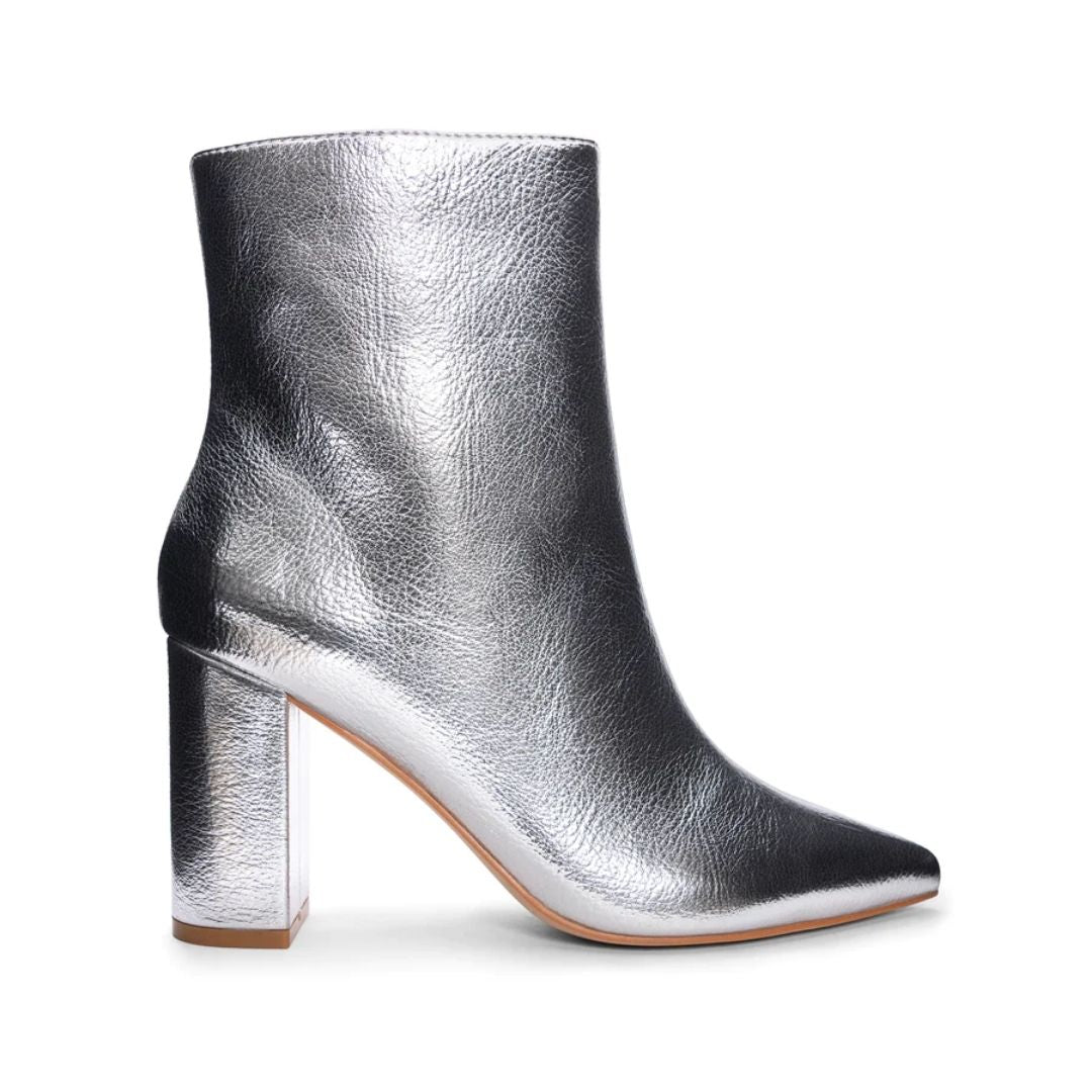Florence Silver Metallic Bootie