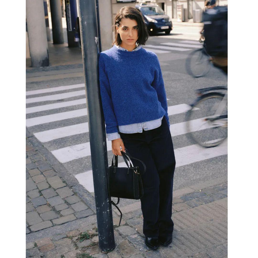 BYOUNG Omea Sweater | 20819591 | Blue Melange