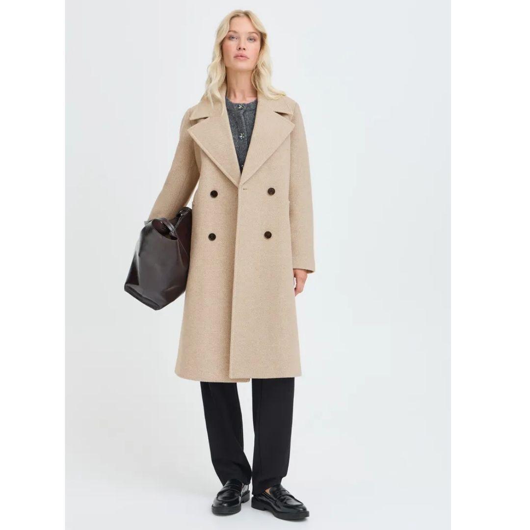 Banbara Pea Coat | Hummus
