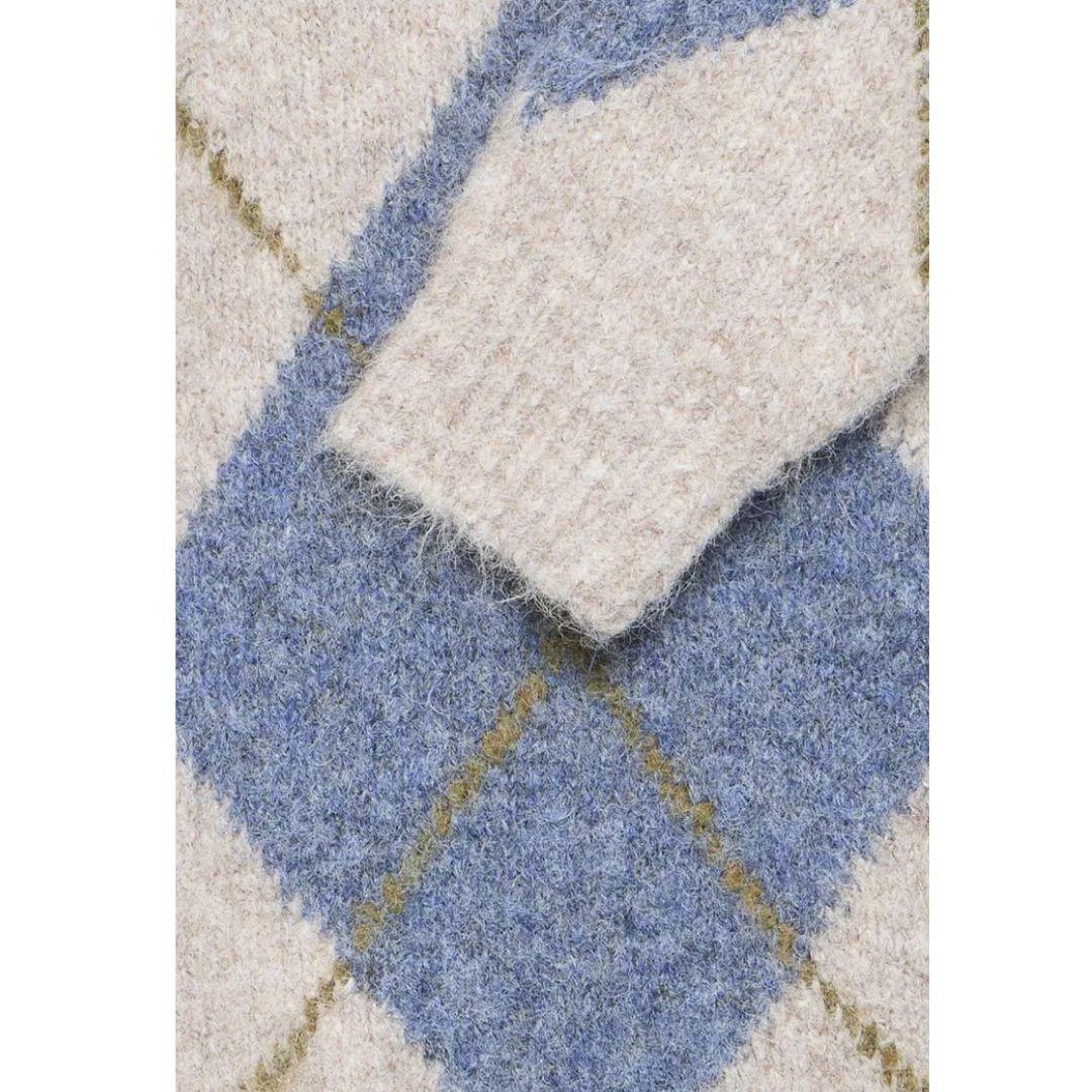 FRANSA Charleen Argyle Sweater | 20618567