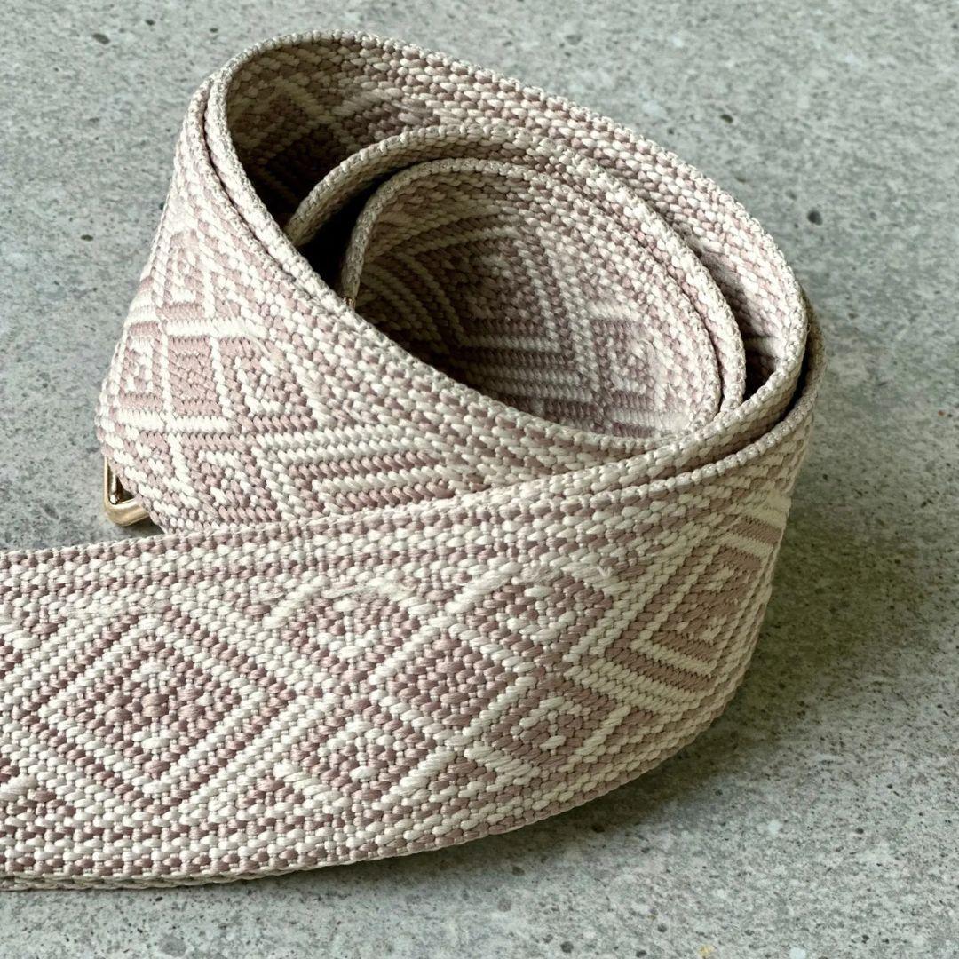 Justine Brooks Design Bag Strap - Understated Chevron