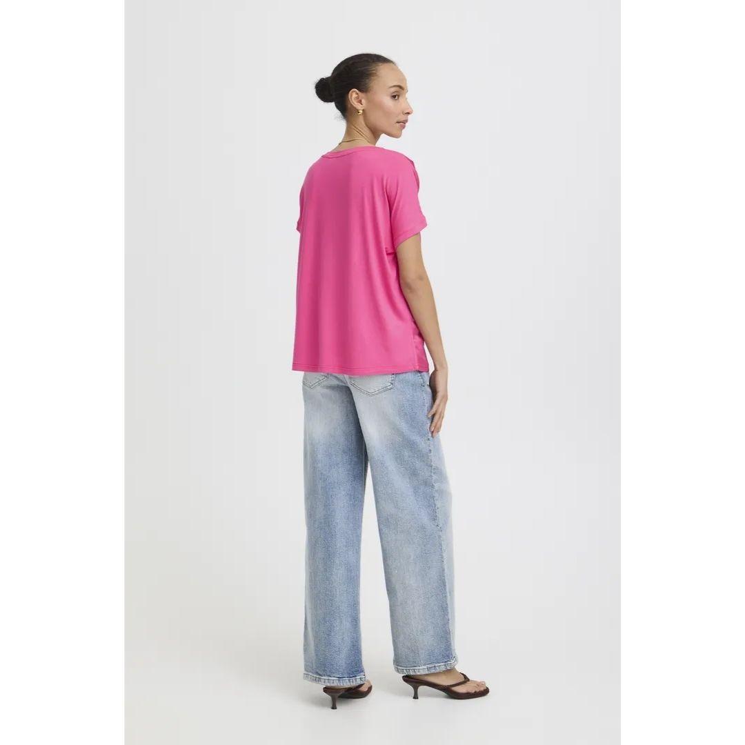 Selita T-Shirt - 20816672 - Raspberry Rose