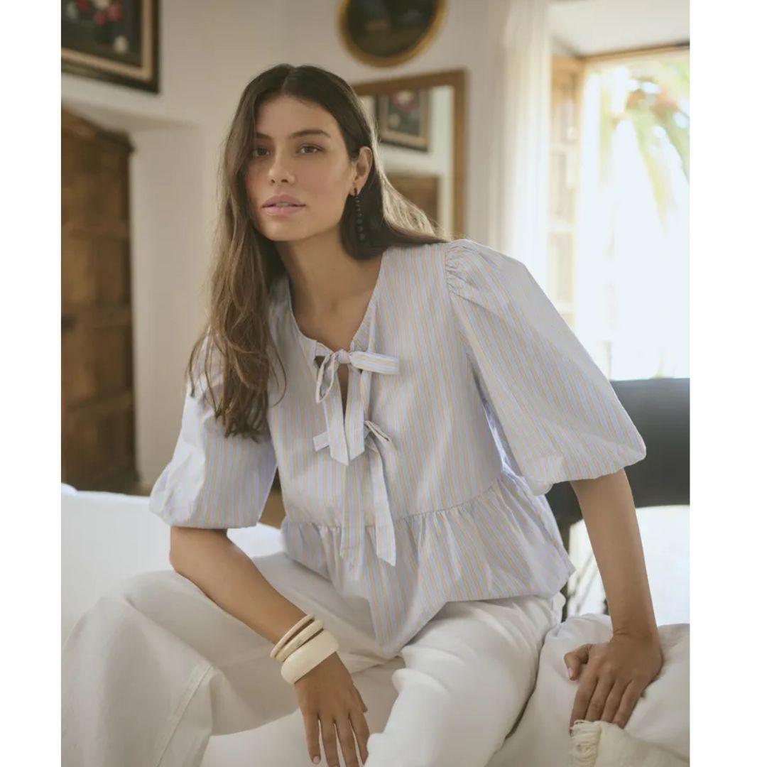 Elia Ribbon Blouse