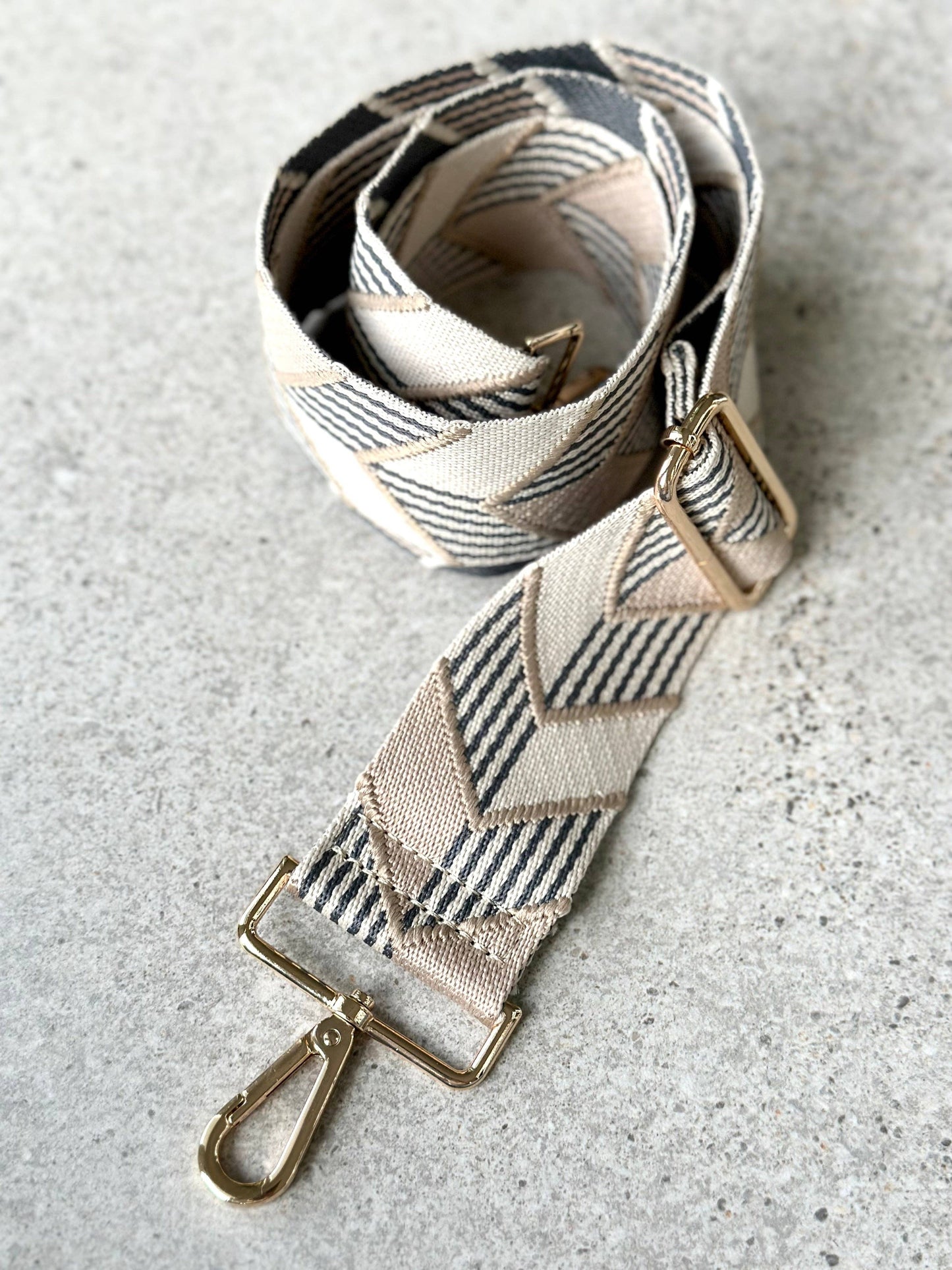 Crossbody Bag Strap - Beige Modern