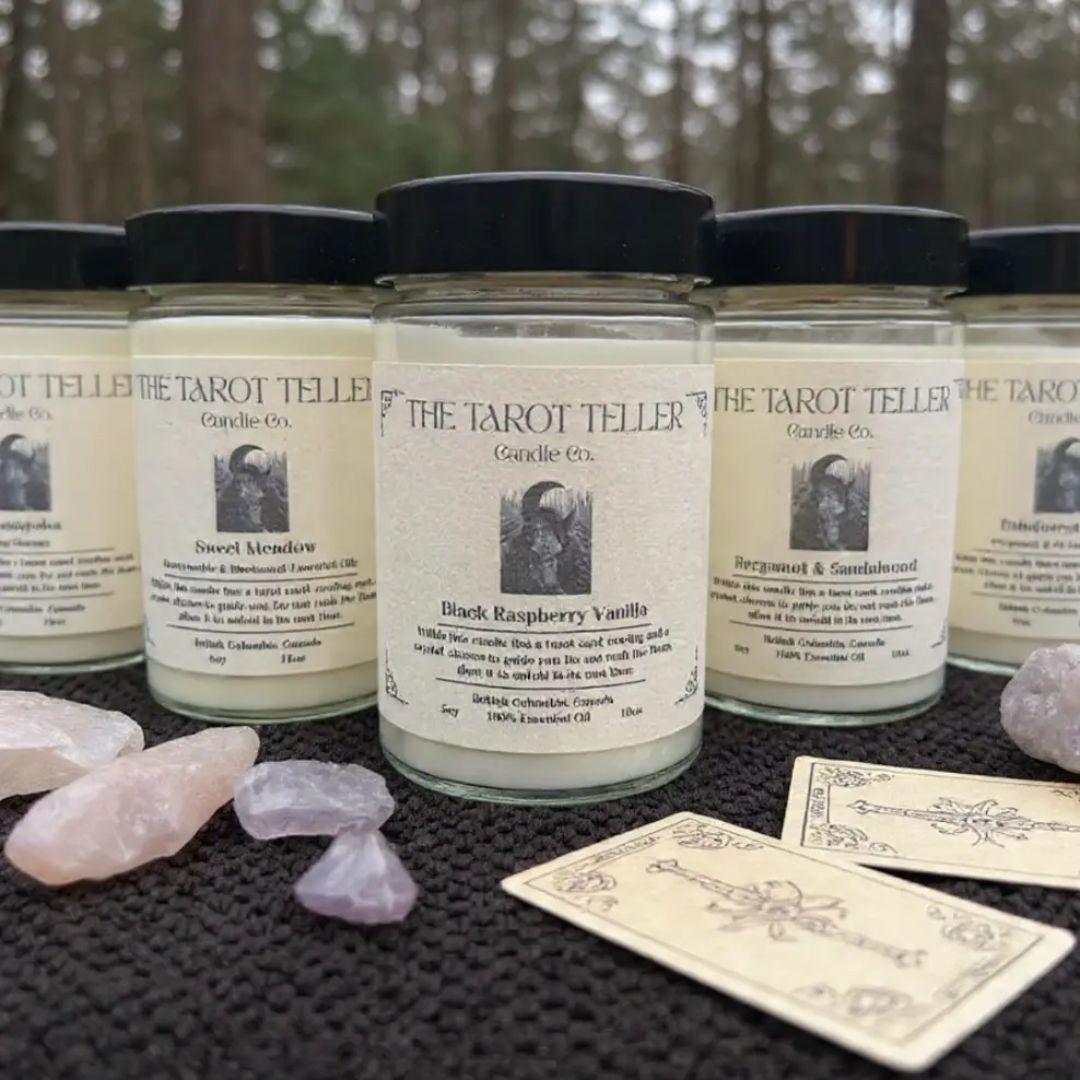 Tarot Reveal Candle - Bergamot & Fir Rainforest