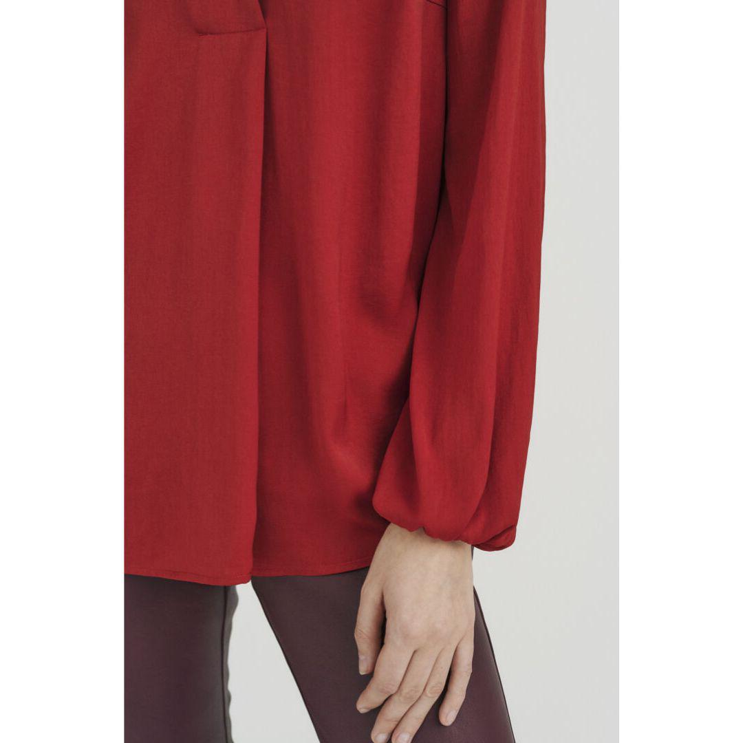 Rinda Blouse - 30105766 - True Red