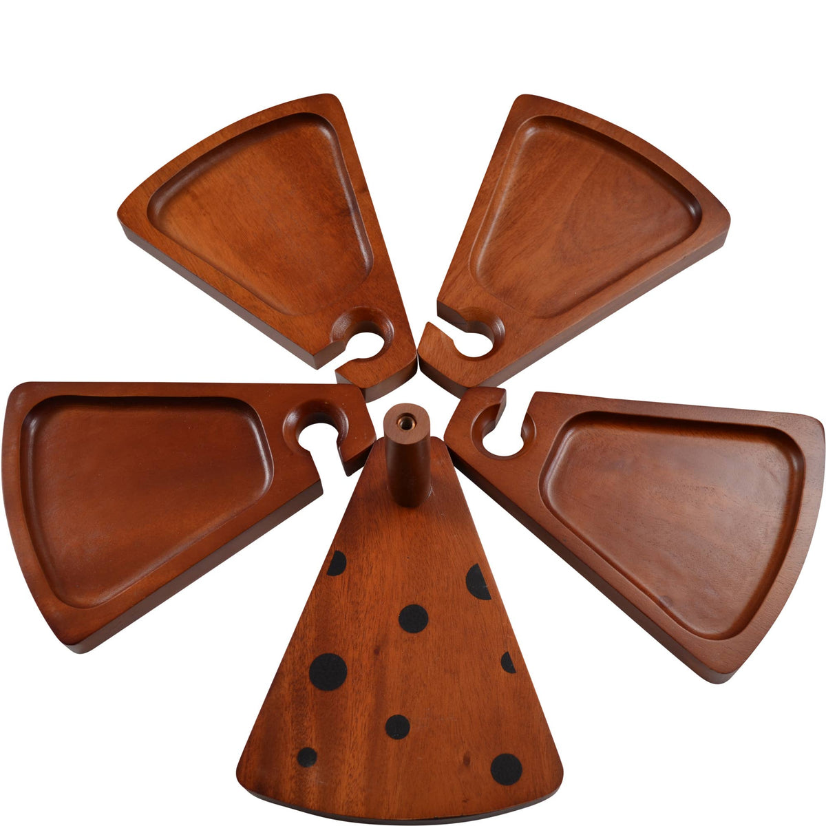 Appetizer Tray Mahogany Design - Pineapple - 5420PA