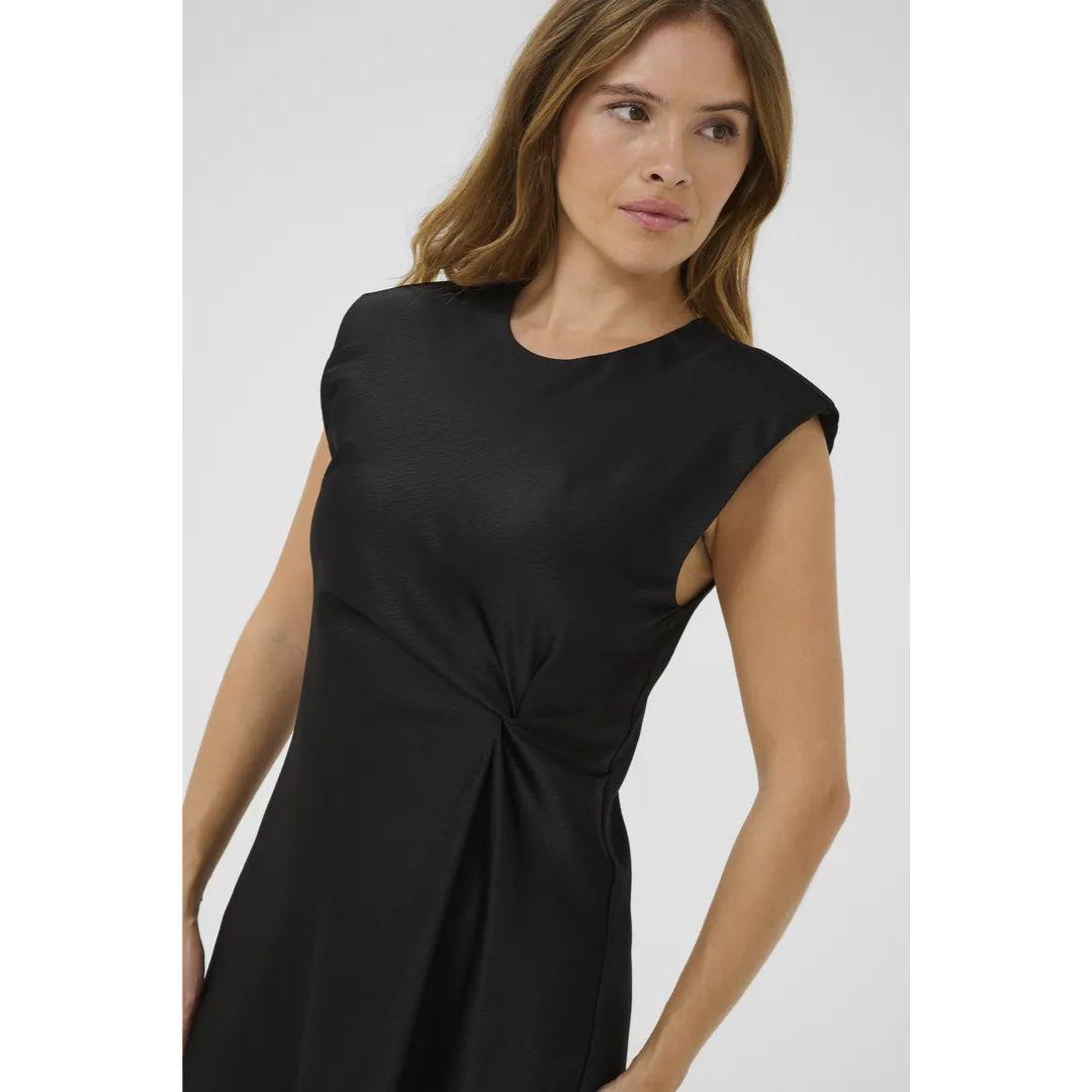 Pristina Satin Knot Midi Dress