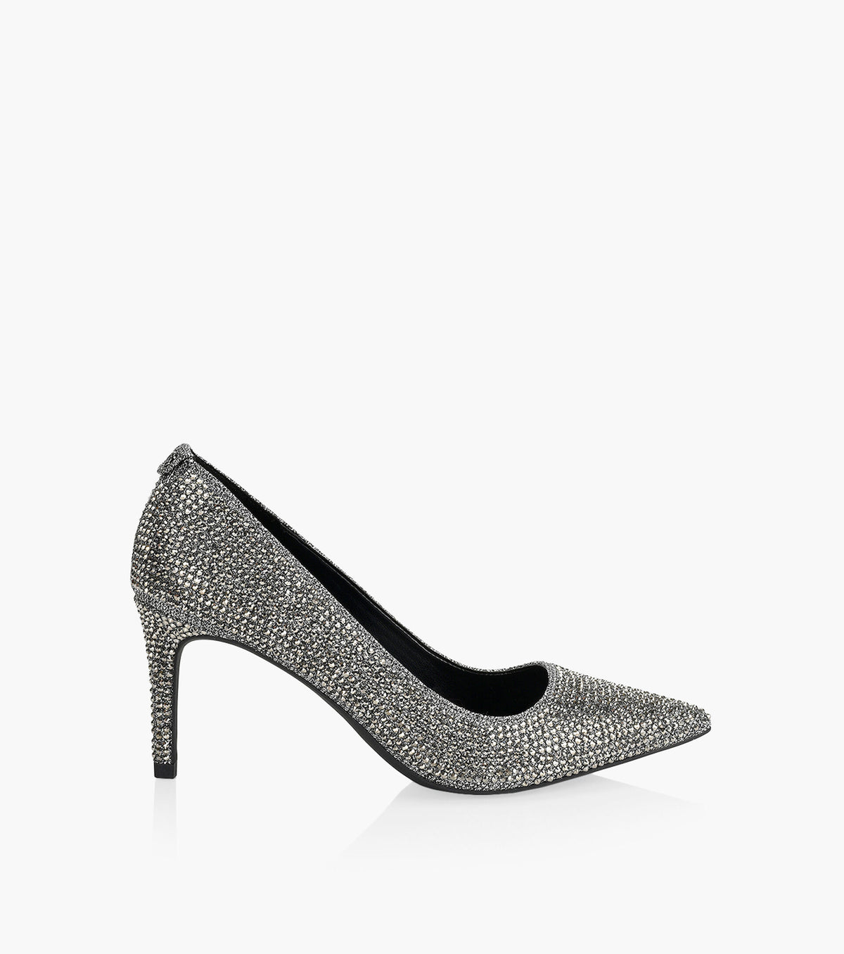MICHAEL KORS Alina Rhinestone Heel | 40F1MEMS1A | Silver Rhinestone