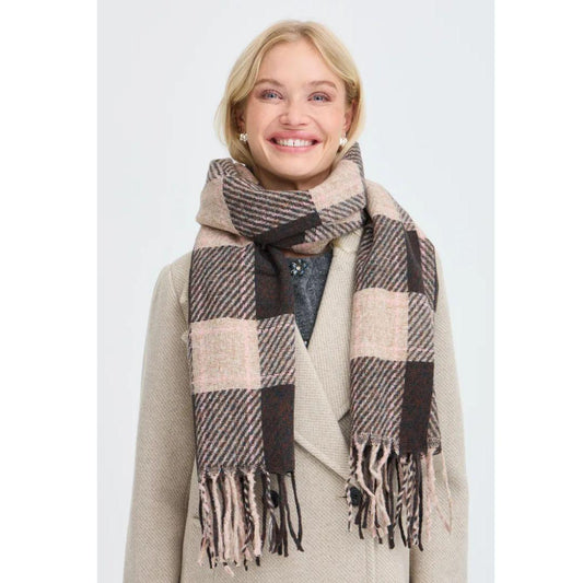 BYOUNG Walvia Scarf | 20819627 | Java Sand Mix