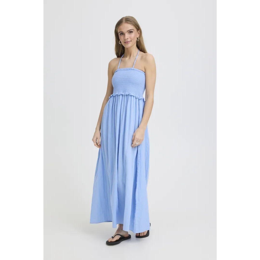 Foxa Halter Dress - 20125889 - Placid Blue