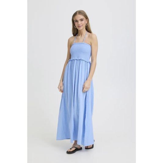 Foxa Halter Dress - 20125889 - Placid Blue