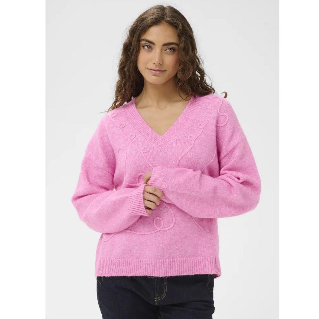 Toby Kimmy Pullover - 50112596 - Fuchsia Pink