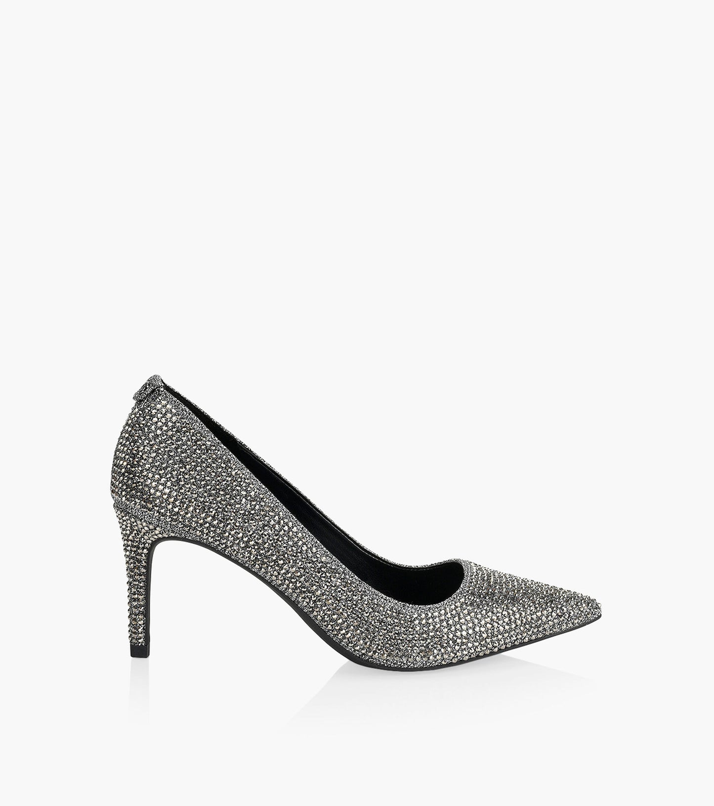 Alina Rhinestone Heel - Silver Rhinestone