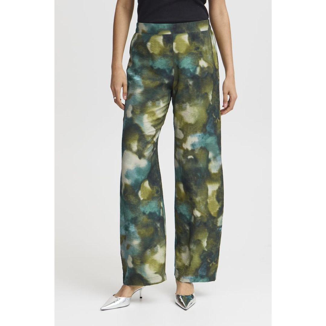 Ibine Trousers - 20815568 - Birch Blur Mix