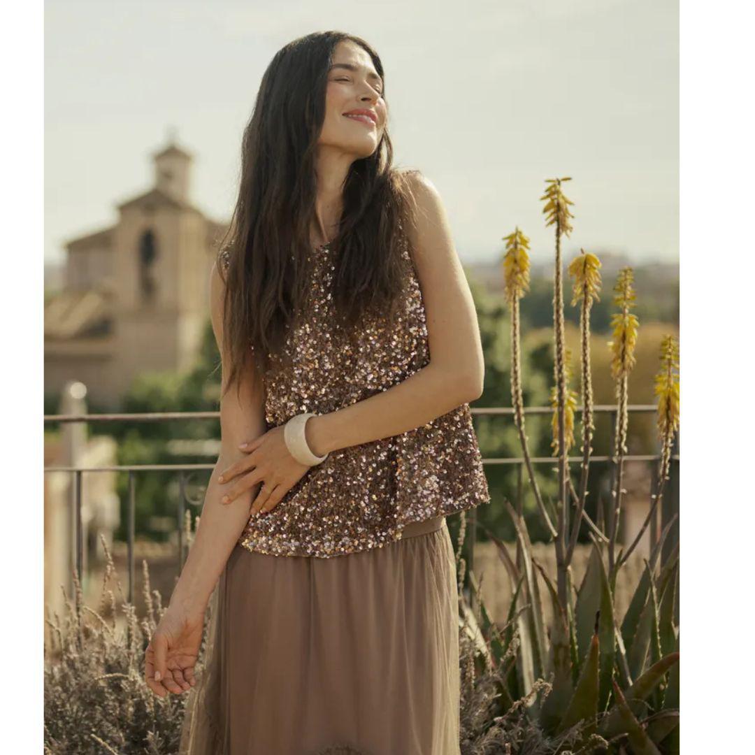 Palia Blouse - 10613504 - Fossil