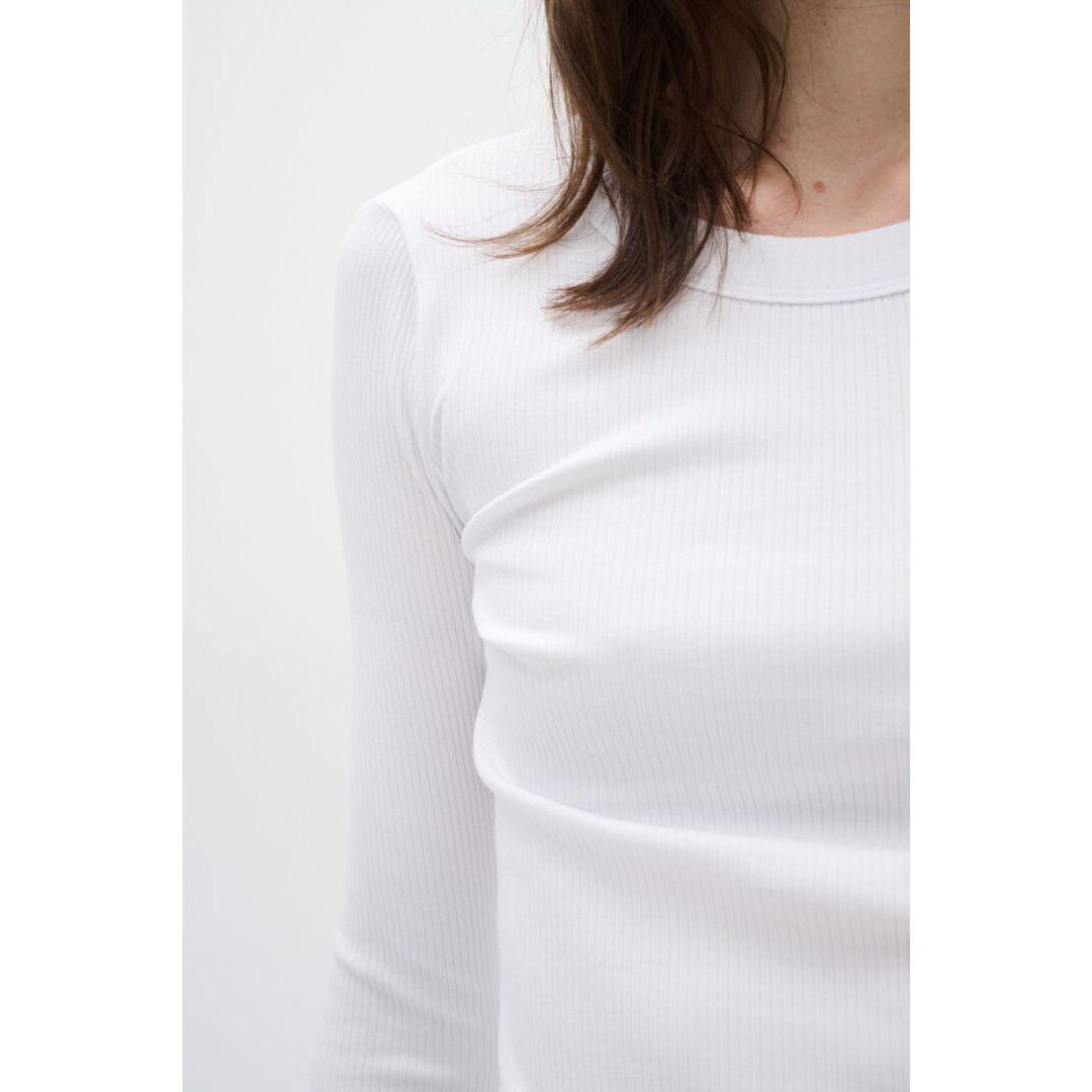 Dagna Long Sleeved Ribbed Shirt