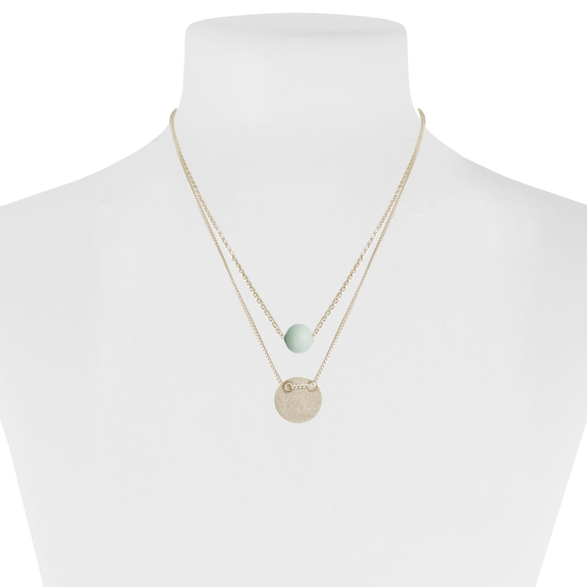 Cluster Stone Necklace