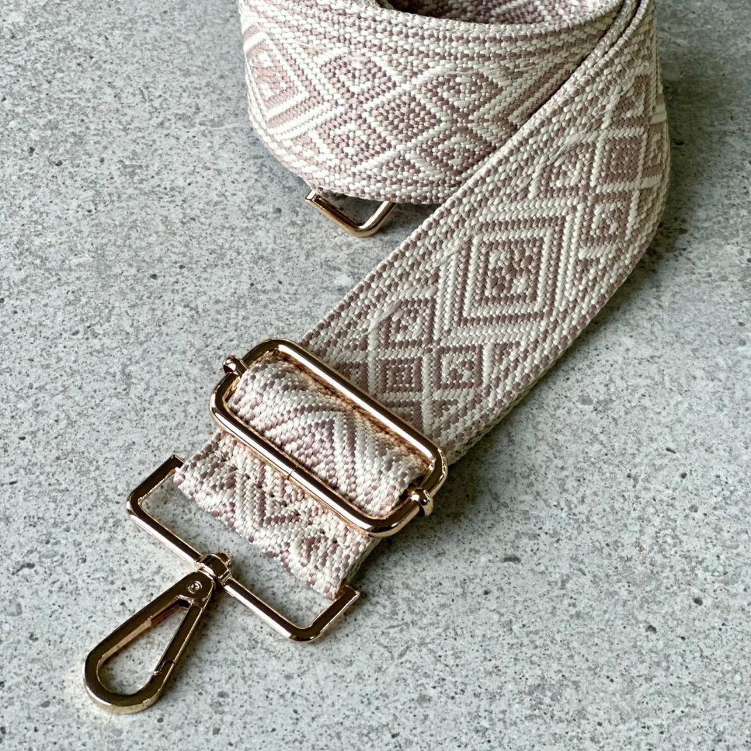 Justine Brooks Design Bag Strap - Understated Chevron