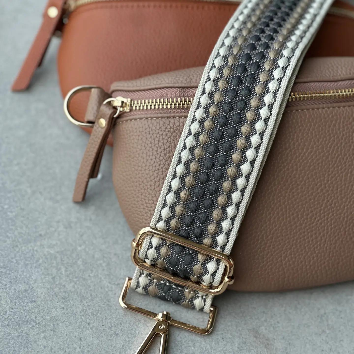 Crossbody Bag Strap - 50 Shades of Grey