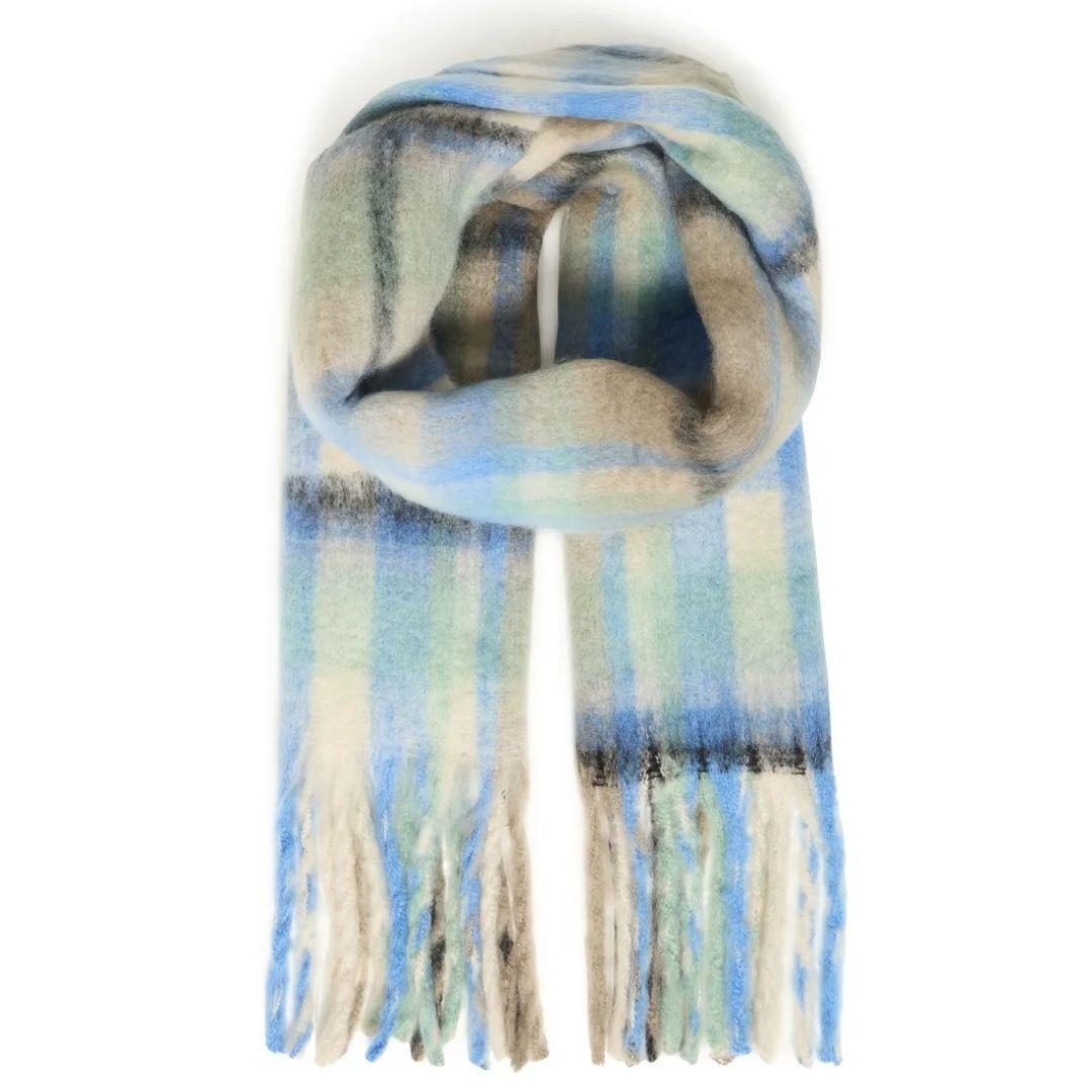 ICHI Tinnes Soft Plaid Scarf | 20126878 | Allure