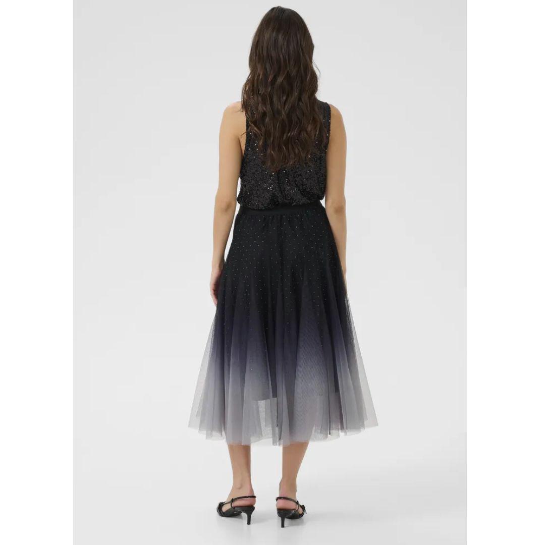 Glittery Mesh Skirt - 10614440 - Windward
