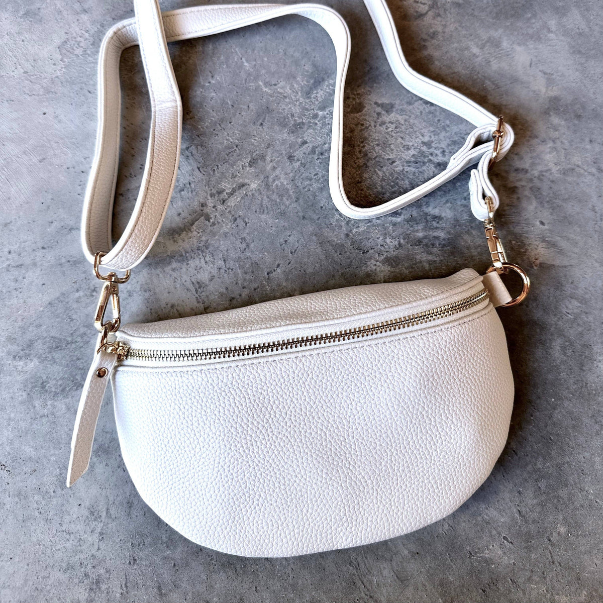 Justine Brooks Design - Crossbody bag - White Cream