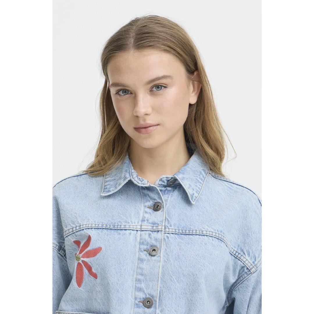 Bauve Denim Jacket - Light Blue