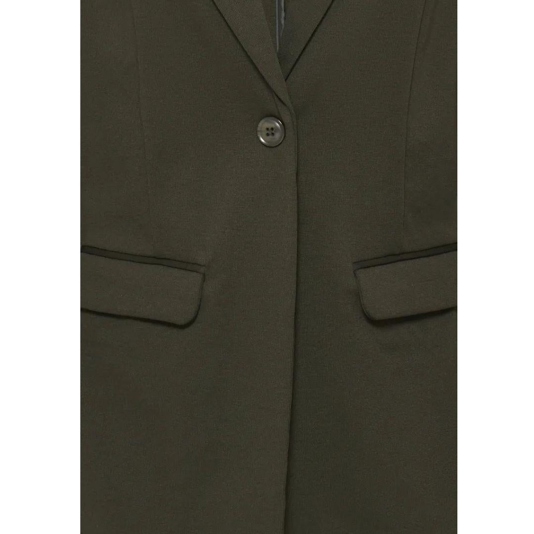 Kate Tailored Long Blazer | Rosin Green