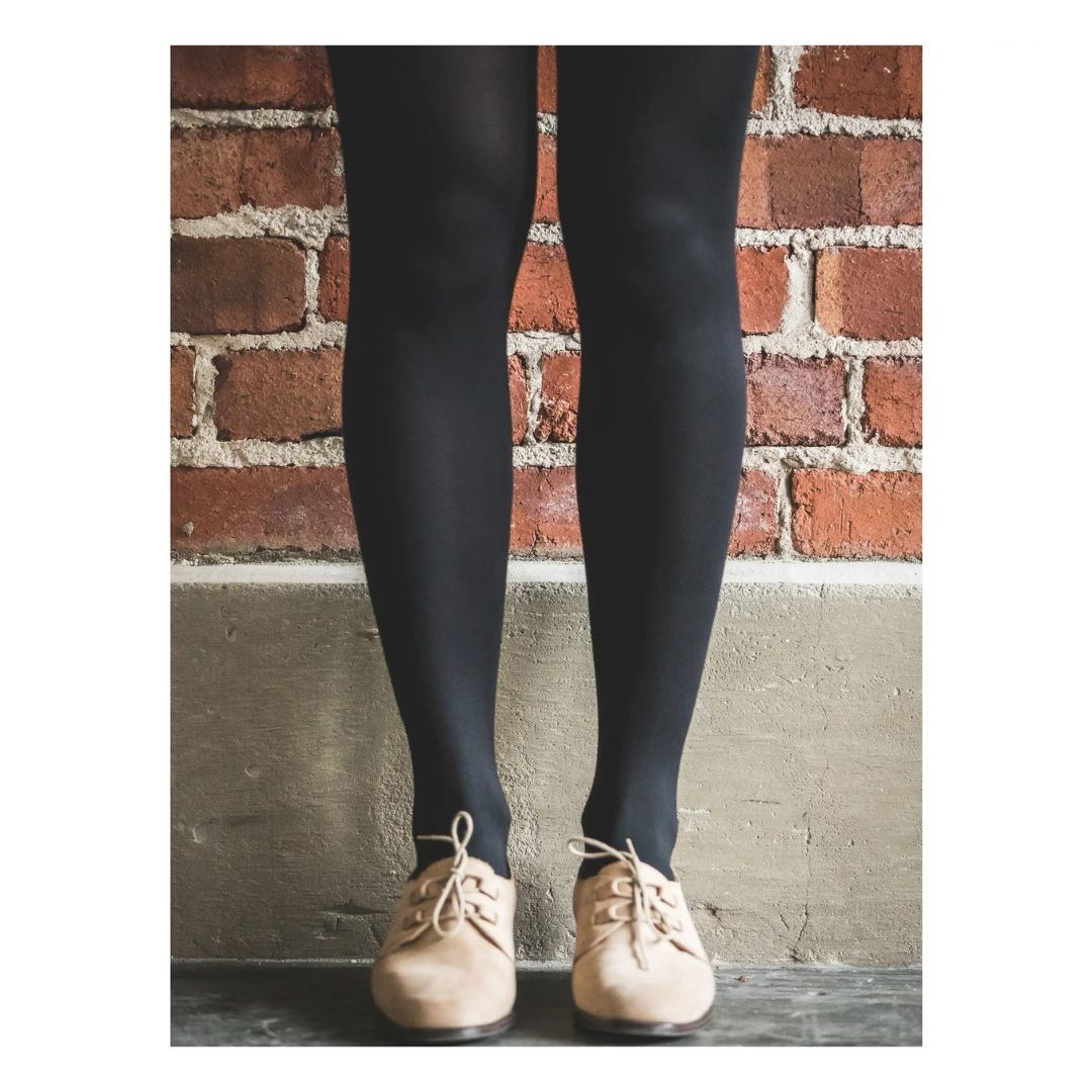 Josephine Opaque Eco Tights - Black