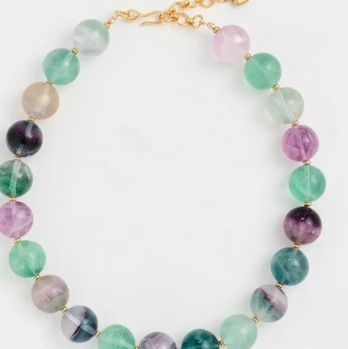 Betty Beaded Gemstone Necklace